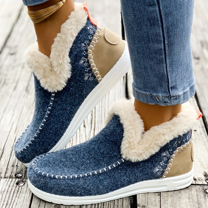 Wsuwane buty zimowe damskie