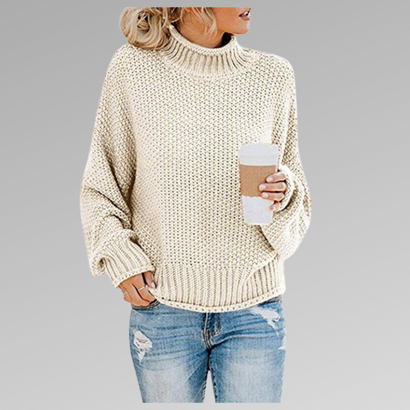 Damski dziany sweter