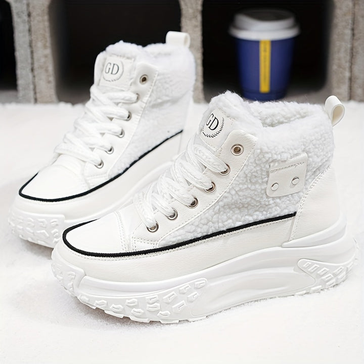 Buty zimowe damskie ocieplane krótkie