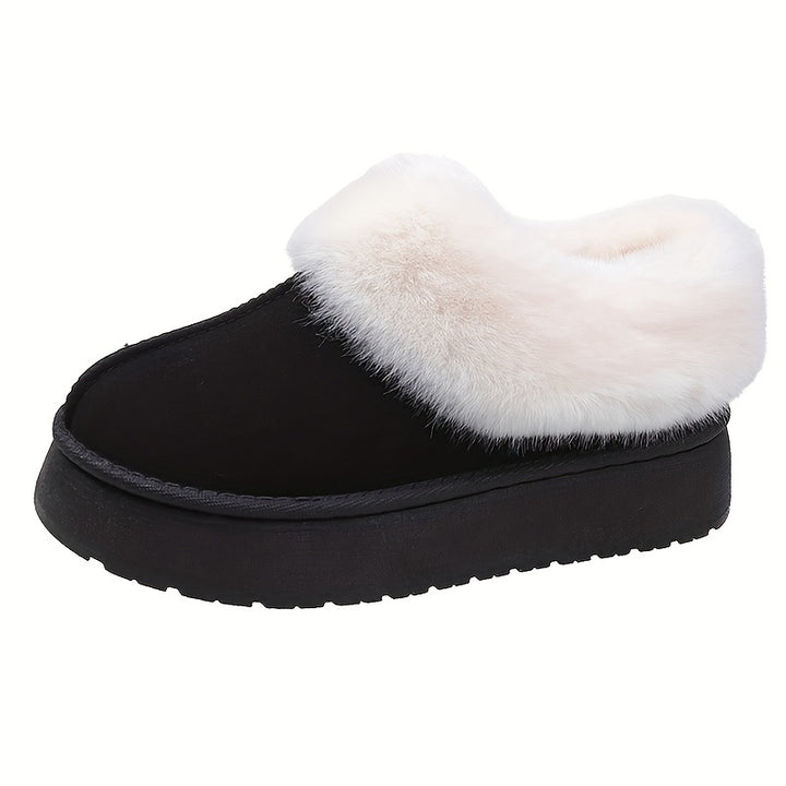 Buty zimowe damskie krótkie z futerkiem