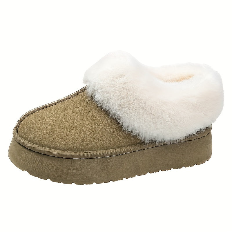 Buty zimowe damskie krótkie z futerkiem
