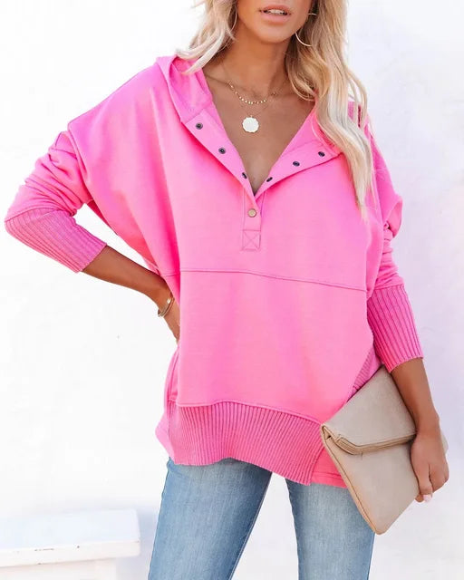 Sweter damski z kapturem