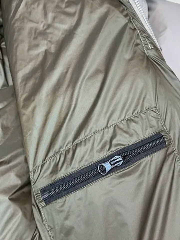 Kurtka zimowa męska | Puchowa kurtka z kapturem