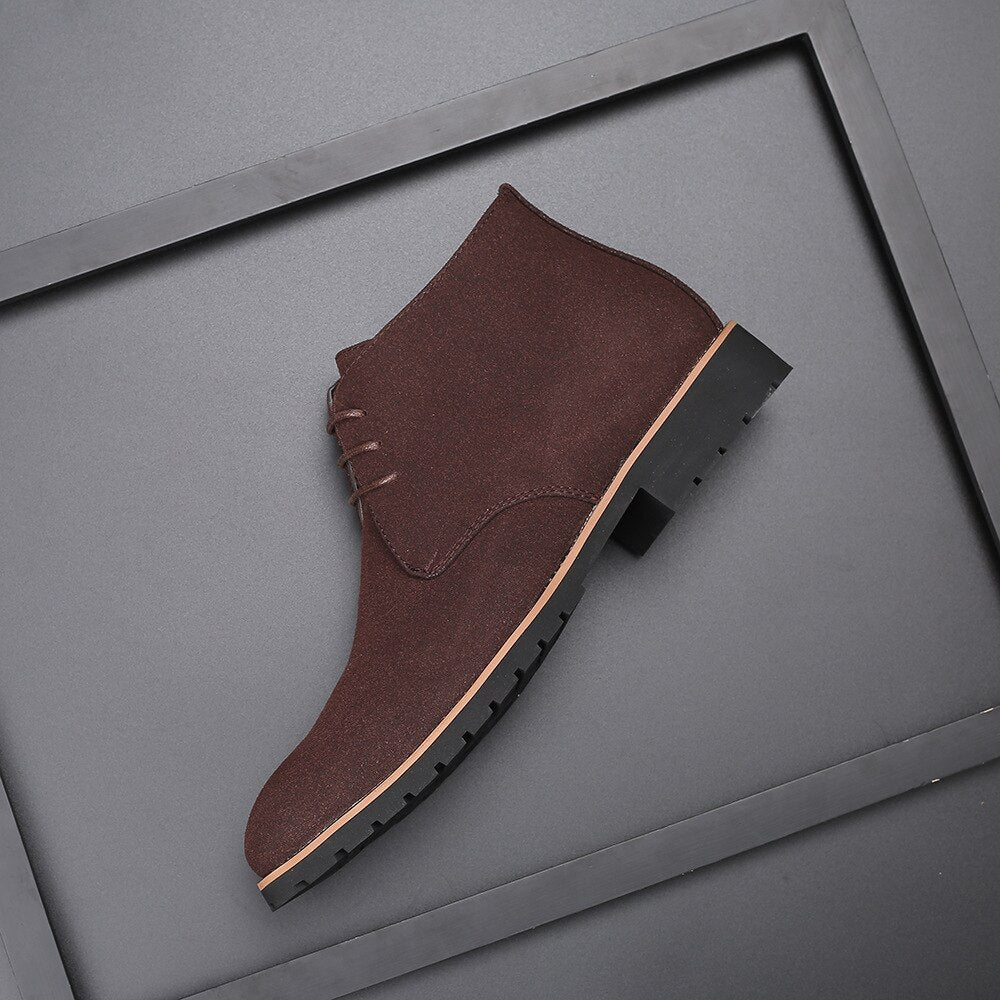 Męskie buty zimowe | Zamszowe wykończenie