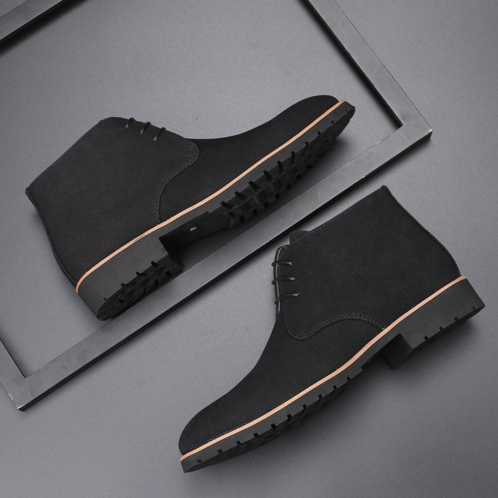 Męskie buty zimowe | Zamszowe wykończenie