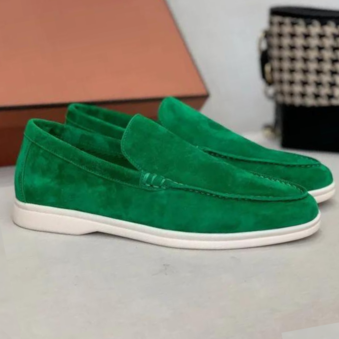Buty męskie zamszowe | Wsuwane
