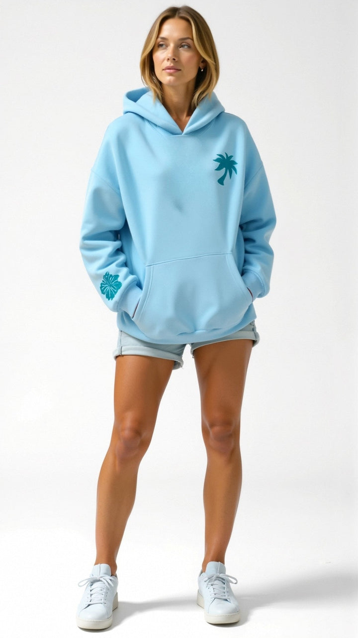 Bluza damska z kapturem – haftowana