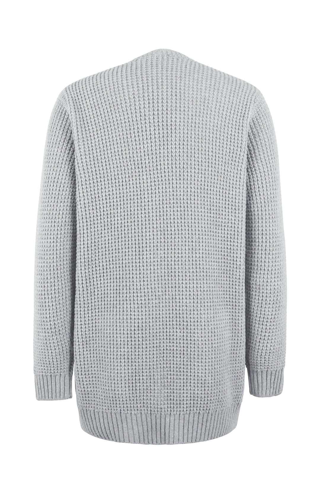Sweter damski z dzianiny – kardigan damski otwarty z przodu