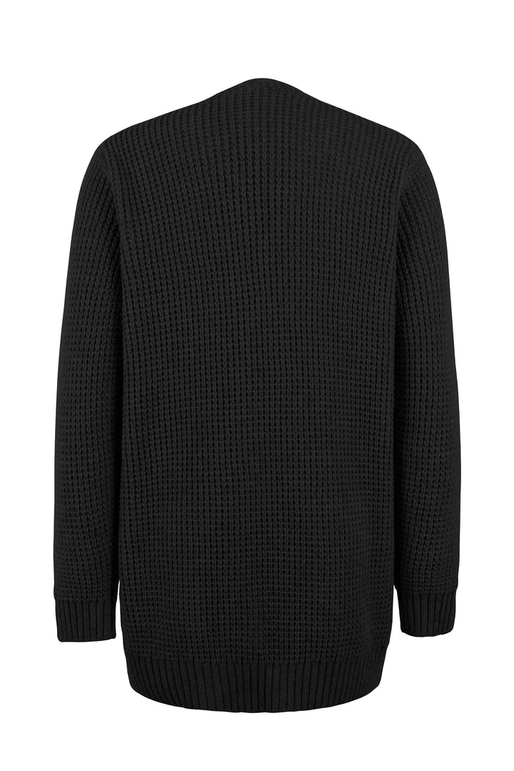 Sweter damski z dzianiny – kardigan damski otwarty z przodu