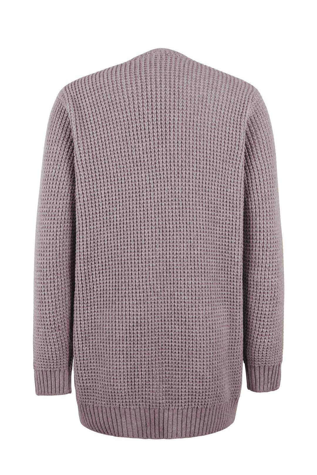 Sweter damski z dzianiny – kardigan damski otwarty z przodu