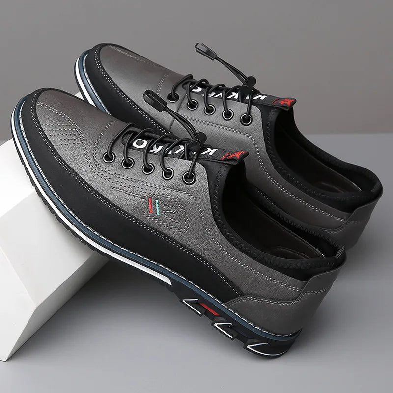 Męskie buty Oxford | Sznurowane