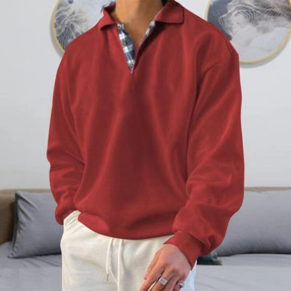 Męski sweter dzianinowy | Casual